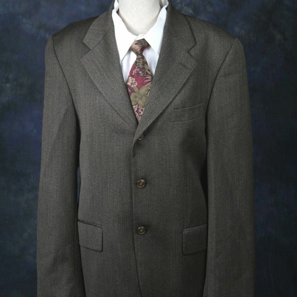 MEN'S RALPH LAUREN GREY SPORTS JACKET 44L